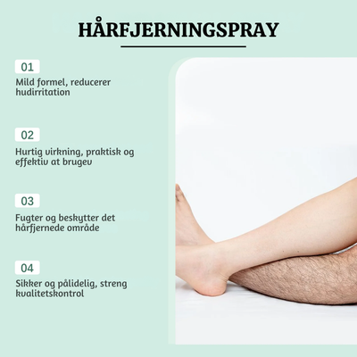 BareLuxe™ – Smertefri Hårfjerningsspray