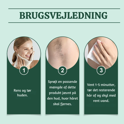 BareLuxe™ – Smertefri Hårfjerningsspray