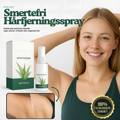 BareLuxe™ – Smertefri Hårfjerningsspray