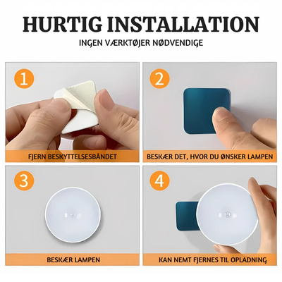 BrightWay™ – Smart Magnetisk LED Bevægelsessensor Lampe