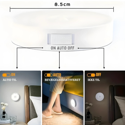 BrightWay™ – Smart Magnetisk LED Bevægelsessensor Lampe
