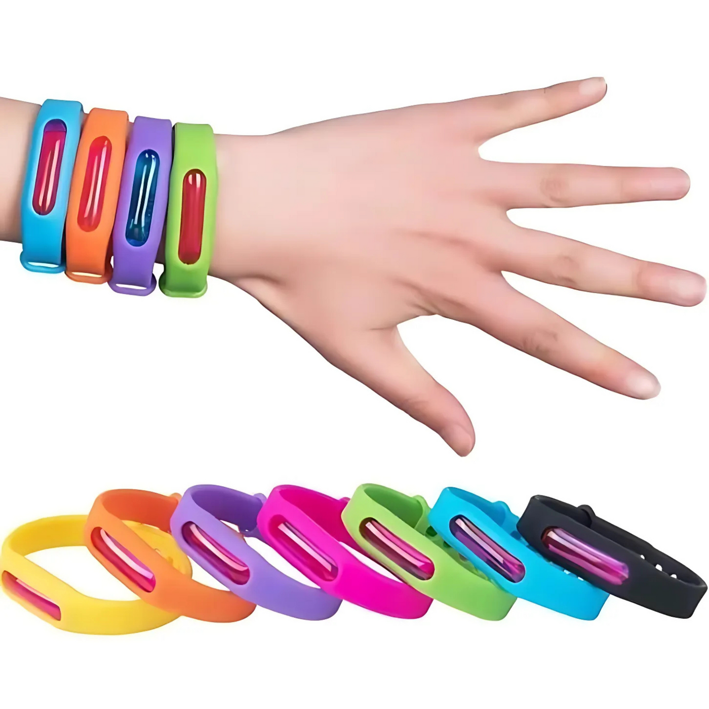 BuzzShield™ - Familiesikkert Myggeafvisende Armbånd
