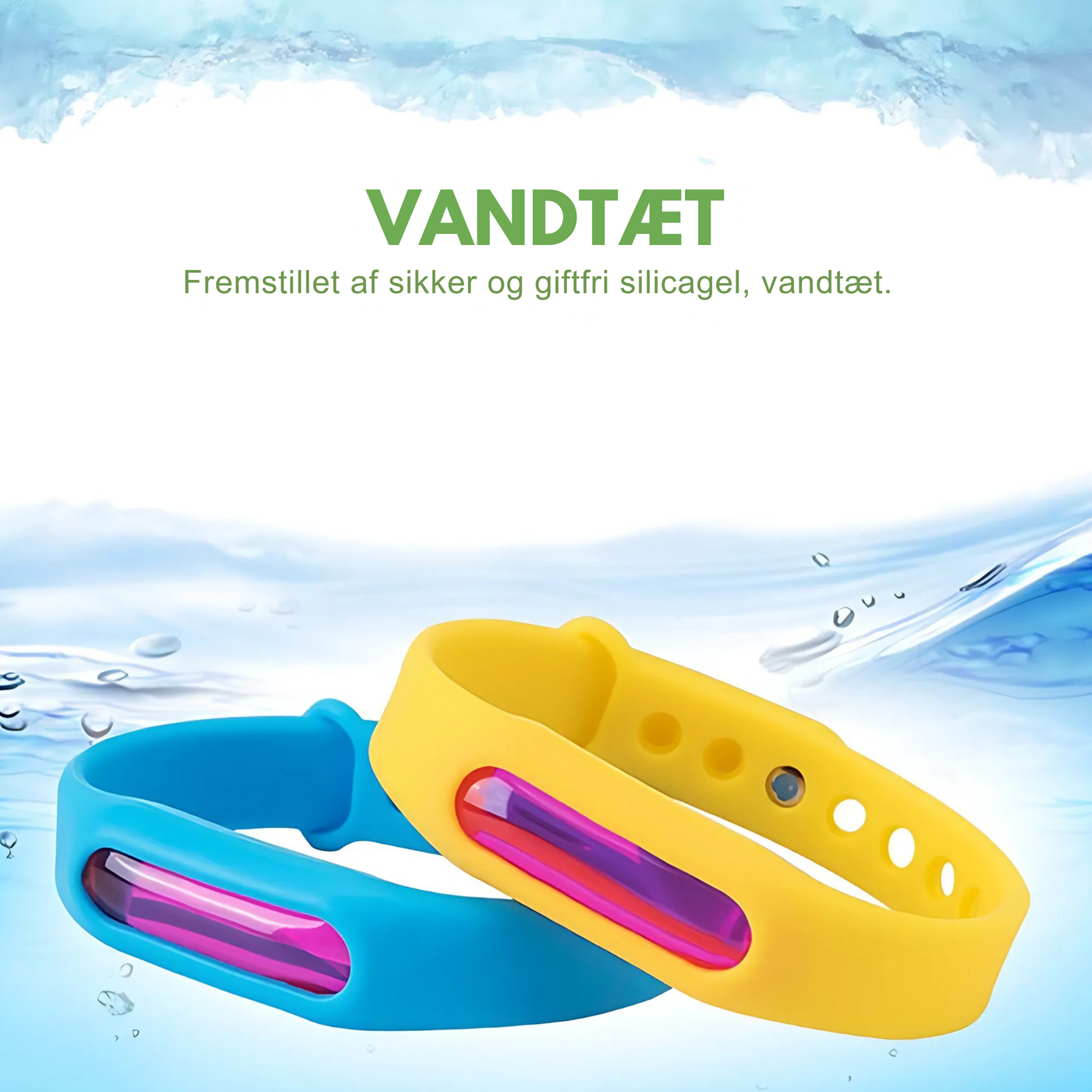 BuzzShield™ - Familiesikkert Myggeafvisende Armbånd