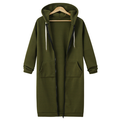 Zarah™ – Hyggelig Dame Fleece Hættetrøje med Lynlås