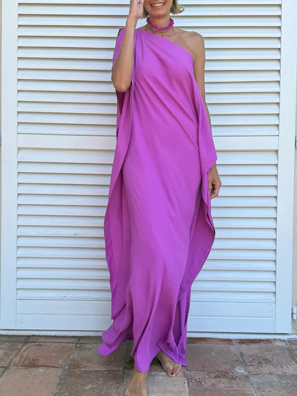 Emma™ – Elegant Flydende Asymmetrisk Kaftankjole