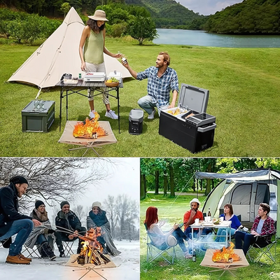 CampFlex™ – Foldbar Rustfri Ildskål