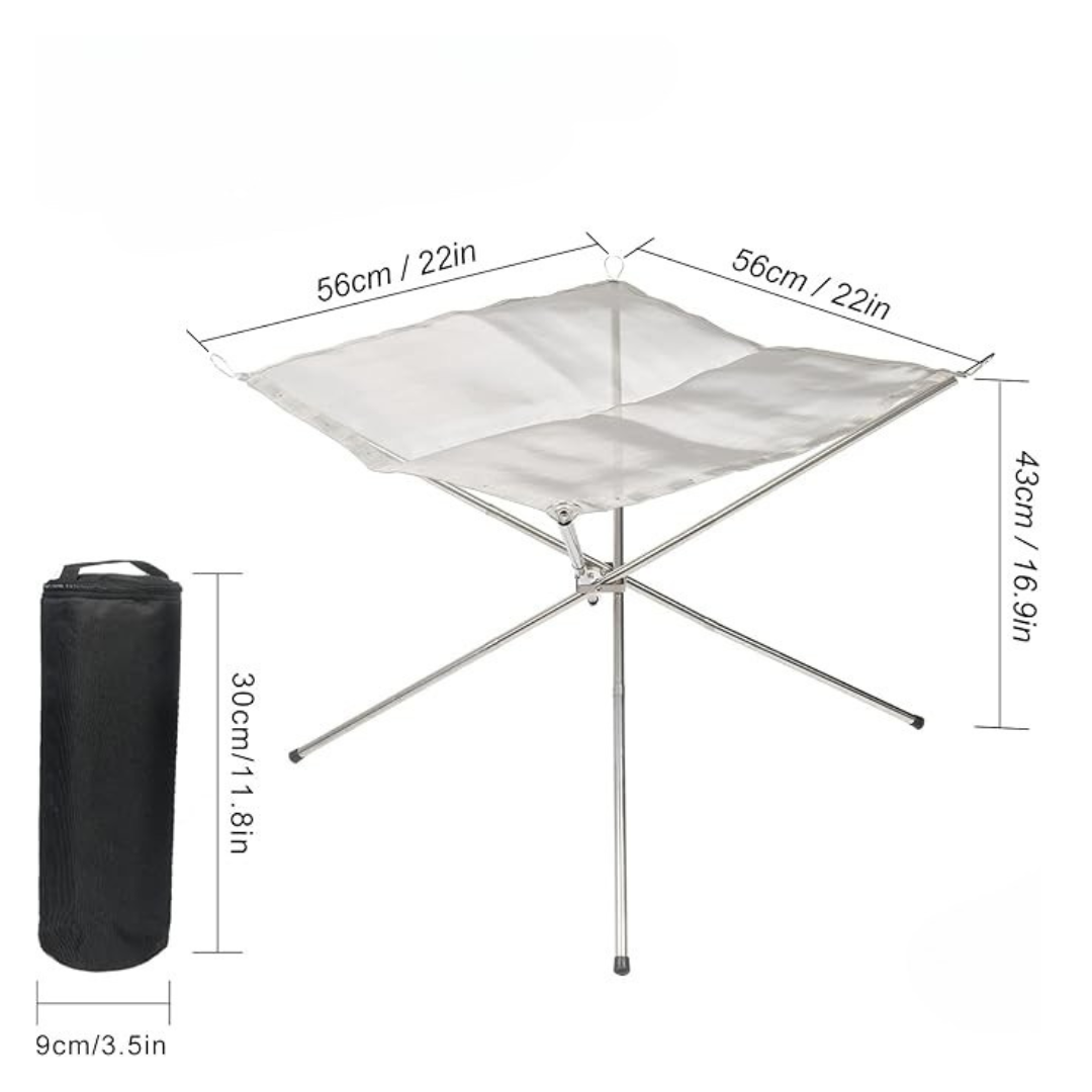 CampFlex™ – Foldbar Rustfri Ildskål