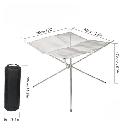 CampFlex™ – Foldbar Rustfri Ildskål