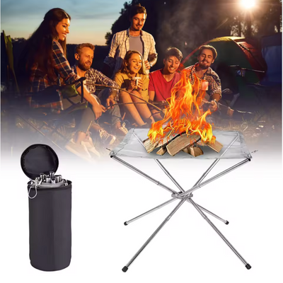 CampFlex™ – Foldbar Rustfri Ildskål