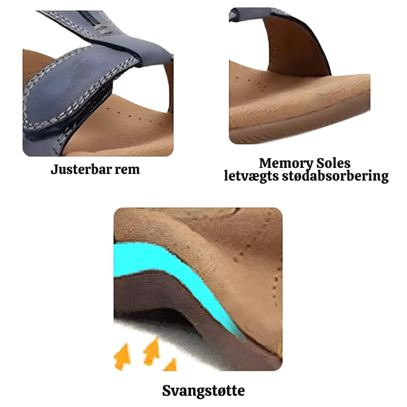 Celina™ – Moderne Ortopædiske Komfortsandaler