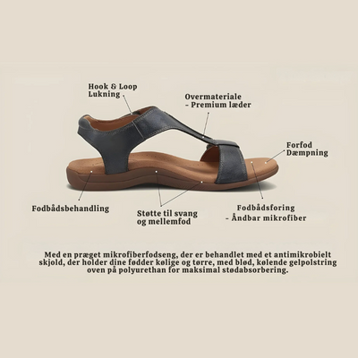 Celina™ – Moderne Ortopædiske Komfortsandaler