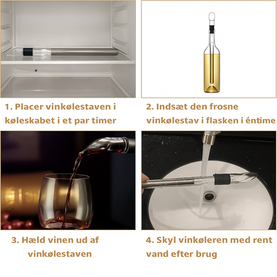 ChillPour™ - Øjeblikkelig Drypfri Vinkøler