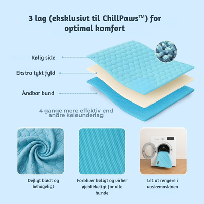 ChillPaws™ – Hundemåtte med Øjeblikkelig Afkøling