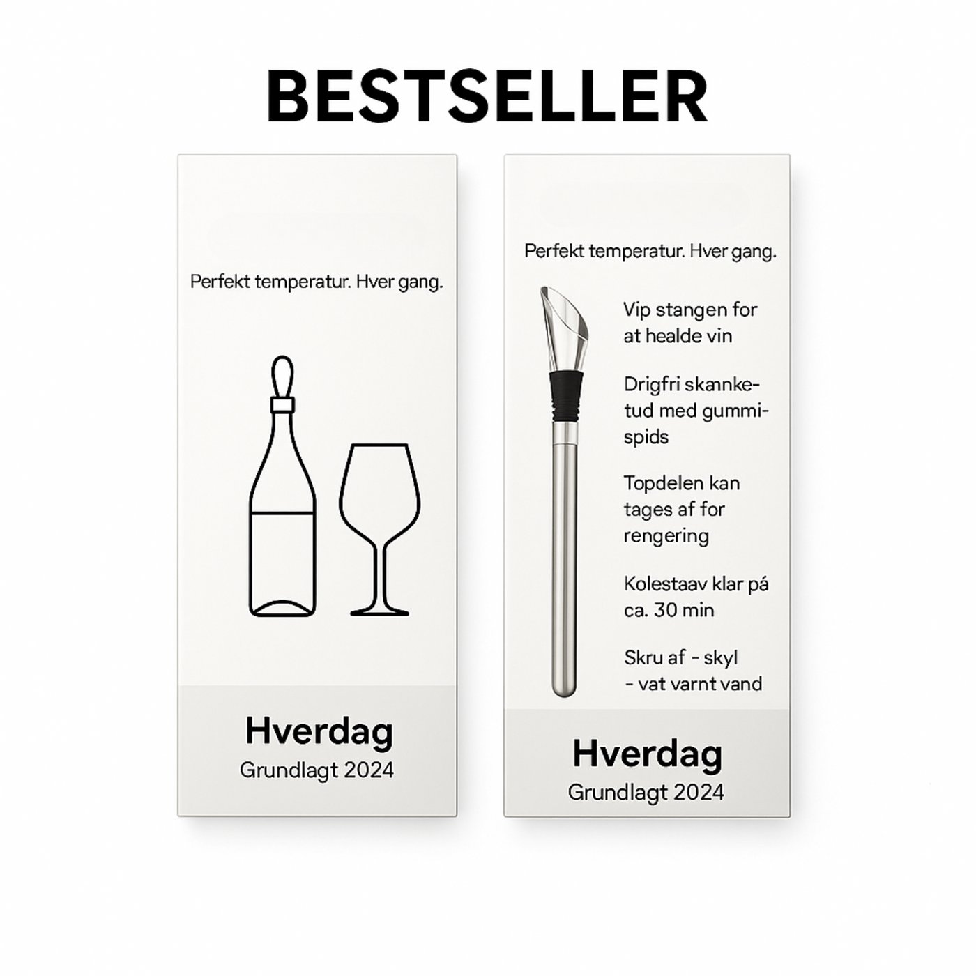 ChillPour™ - Øjeblikkelig Drypfri Vinkøler