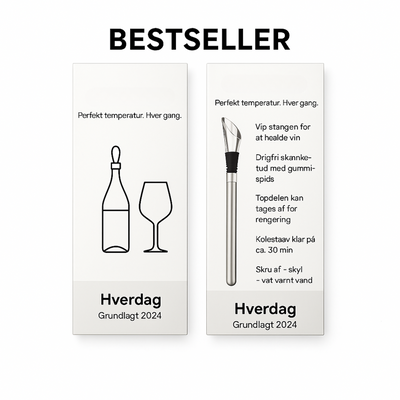 ChillPour™ - Øjeblikkelig Drypfri Vinkøler