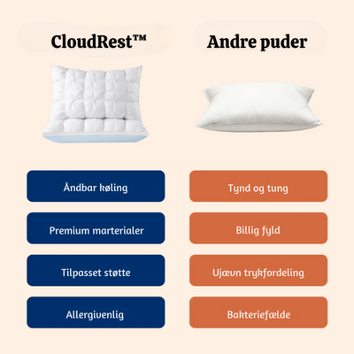 CloudRest™ – Premium Ergonomisk Sovepude