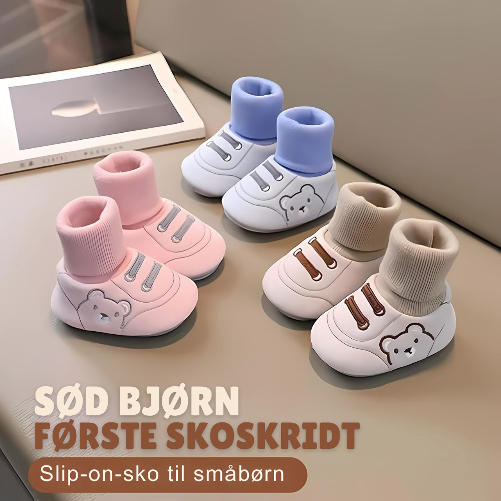 CubSteps™ – Hyggelige Sød Baby Slip-On Sko