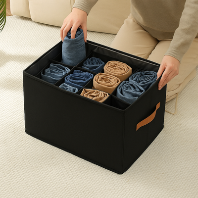 CubiqBox™ – Sammenfoldelig Pladsbesparende Opbevaringsboks