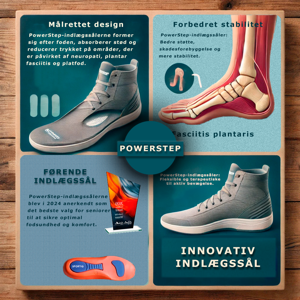 PowerStep™ - Avancerede indlægssåler til smertelindring