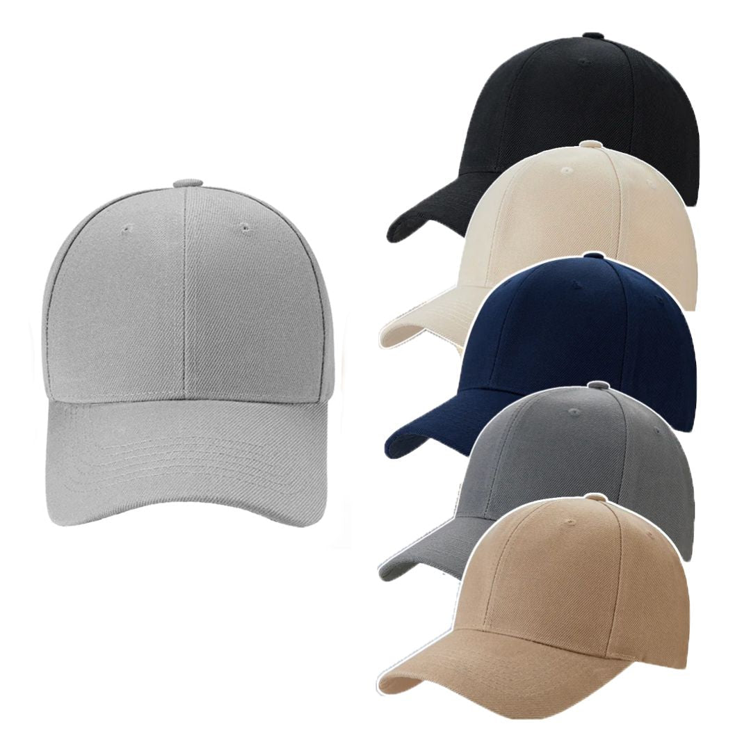 BaseCap™ - Klassisk ensfarvet kasket