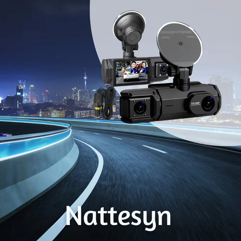 DashShield™ – Smart HD Multifunktionel Dashcam med Nattesyn