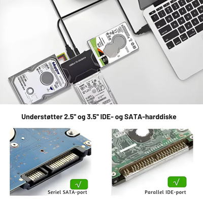DiskSaver™ – IDE/SATA Harddisk Gendannelsesadapter