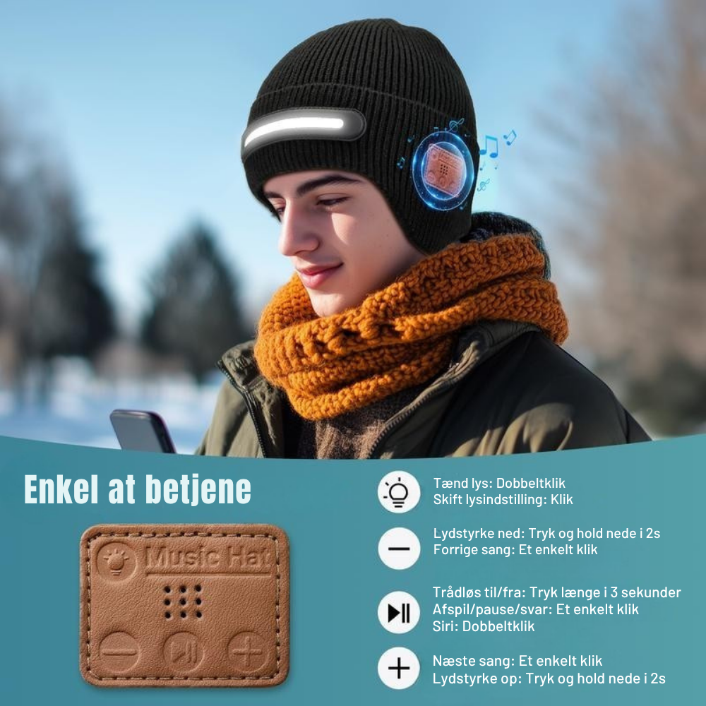 LumaTune™ – Trådløs Hue med Lys og Musik