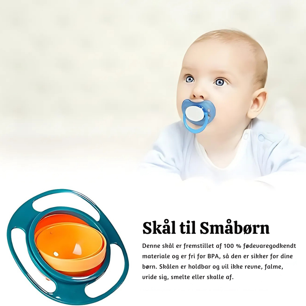 SpinNosh™ – 360° Spildfri Børneskål