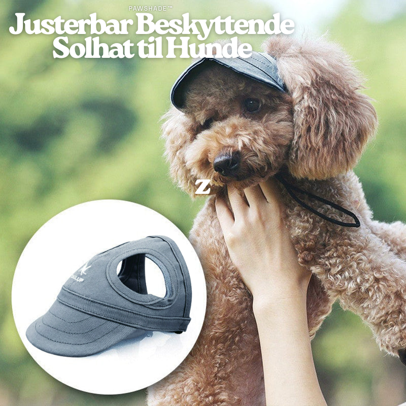 PawShade™ – Justerbar Beskyttende Solhat til Hunde