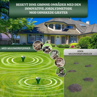 EcoShield™ – Solcelledrevet Muldvarpe og Gnaverskræmmer