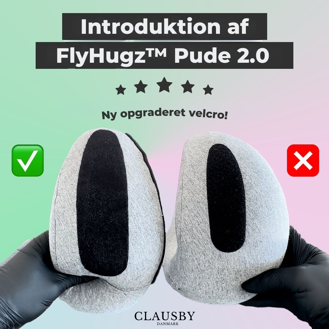 FlyHugz™ – Smertefri Nakkestøttepude