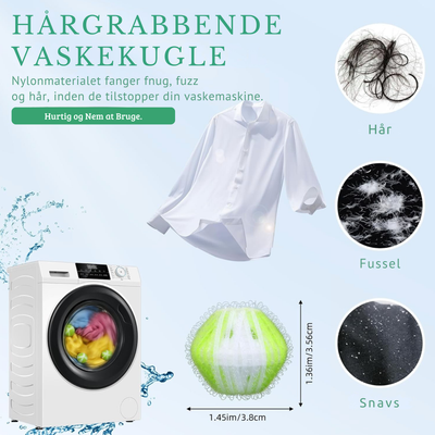 FurFree™ – Vaskekugler til Dyrehår