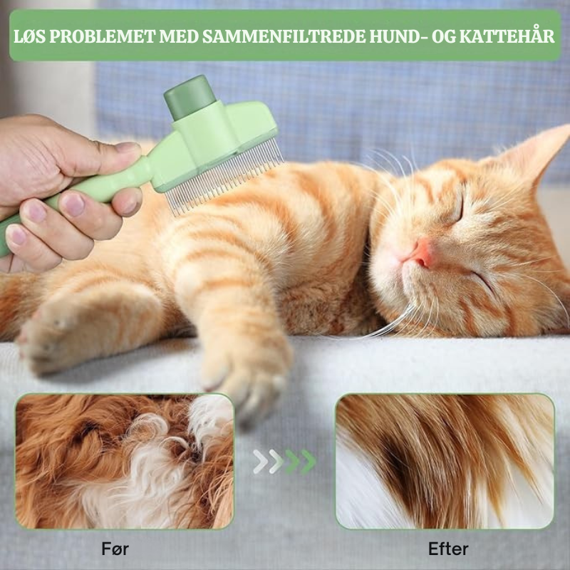 FurGleam™ – Selv-rensende Børste til Pelspleje