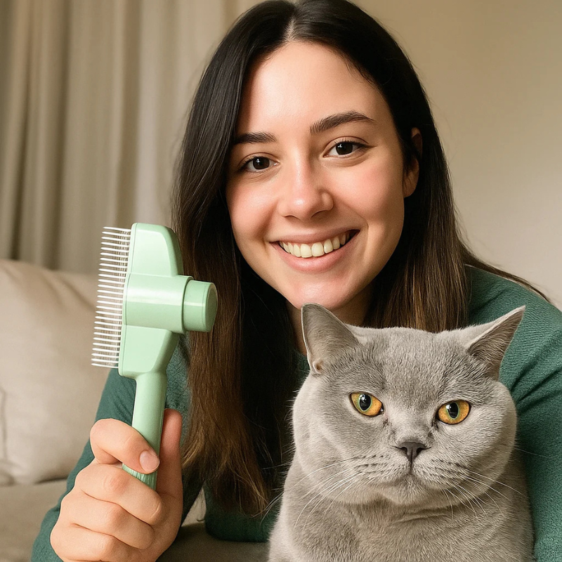 FurGleam™ – Selv-rensende Børste til Pelspleje
