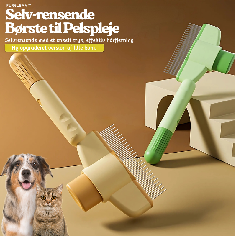 FurGleam™ – Selv-rensende Børste til Pelspleje