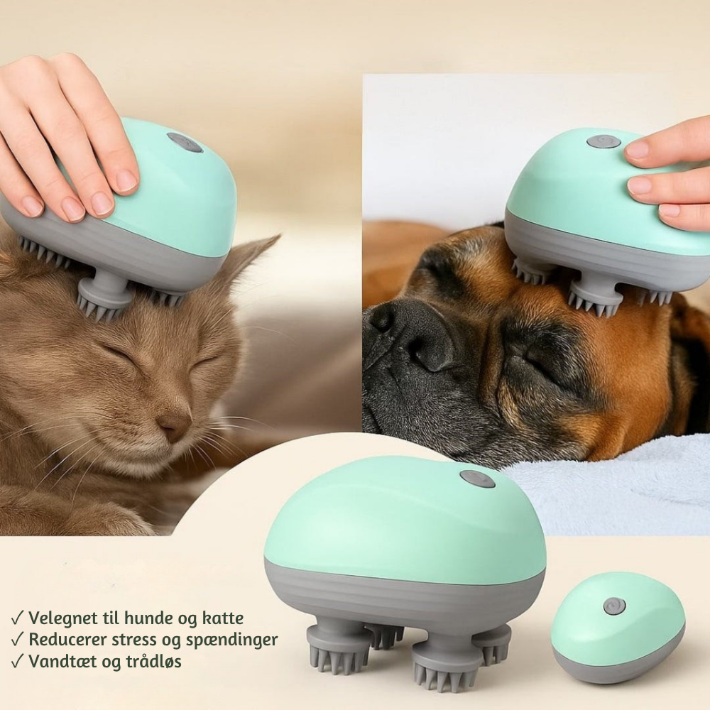 FurHaven™ – Trådløs Stressaflastende Kæledyrsmassager