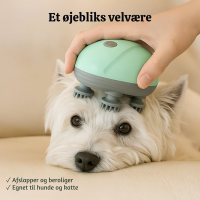 FurHaven™ – Trådløs Stressaflastende Kæledyrsmassager