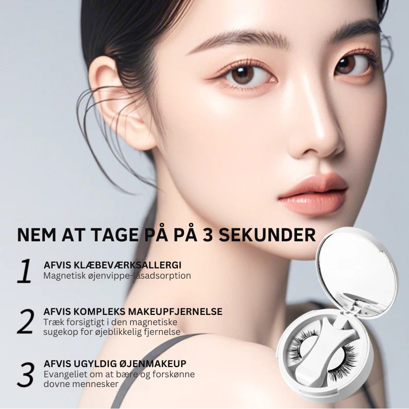 GlamLash™ – Nemme Magnetiske Vipper