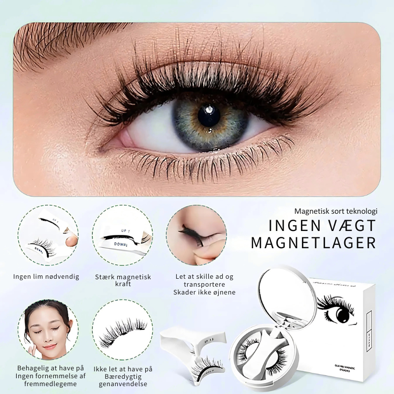 GlamLash™ – Nemme Magnetiske Vipper