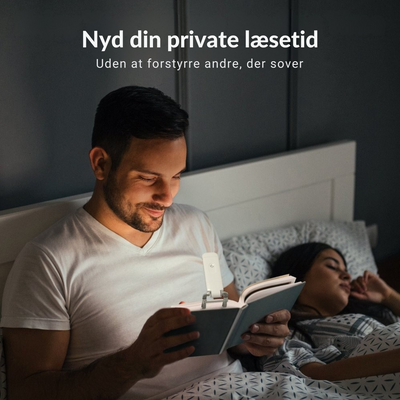 GlowLite™ – Bærbar USB-læselampe