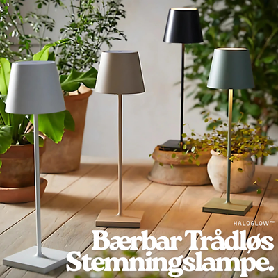 HaloGlow™ – Bærbar Trådløs Stemningslampe.