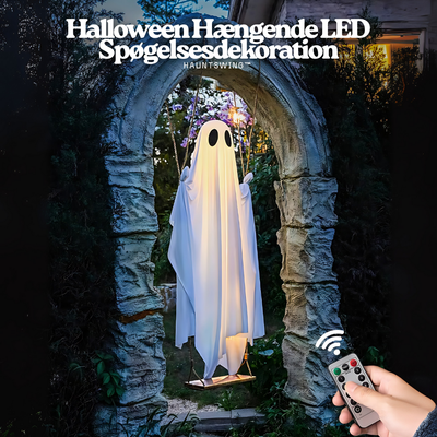 HauntSwing™ – Halloween Hængende LED Spøgelsesdekoration