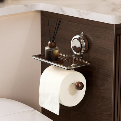 HoldNook™ – Boremfri Toiletpapirholder med Hylde