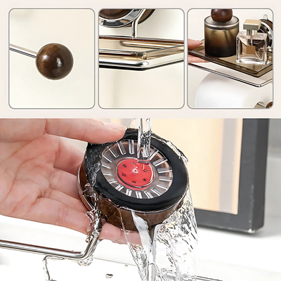 HoldNook™ – Boremfri Toiletpapirholder med Hylde