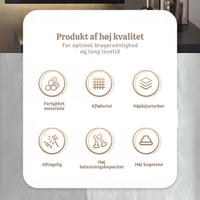 HydroRack™ – Vægmonteret Badeværelses Organizer Hylde