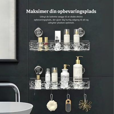 HydroRack™ – Vægmonteret Badeværelses Organizer Hylde