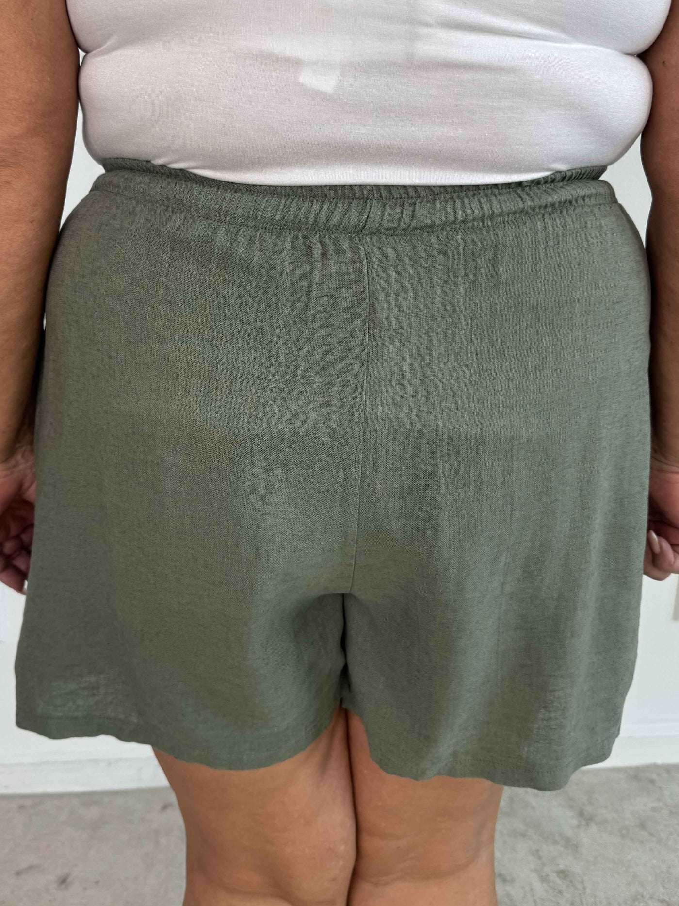 Yanna™ – Letvægtsshorts i hørblanding