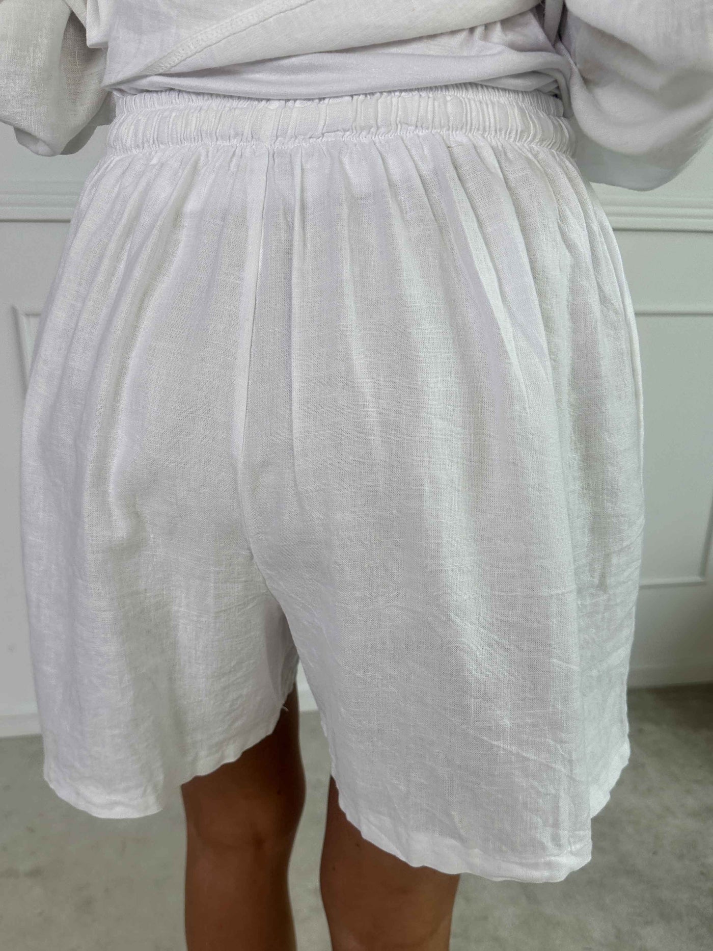 Yanna™ – Letvægtsshorts i hørblanding