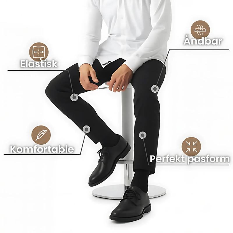 Ivan™ – Komfortable Herre Stretchbukser
