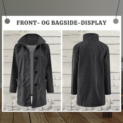 Laurel™ – Elegant Lang Frakke i Uldblanding
